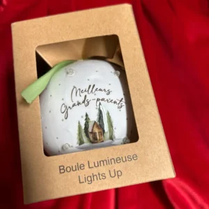 Ornement boule illum. meilleurs grands-parents Ranger Mode Enfantine