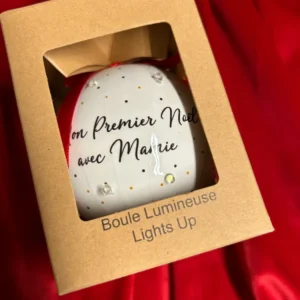 Ornement boule illum. mon premier noel avec mamie Ranger Mode Enfantine