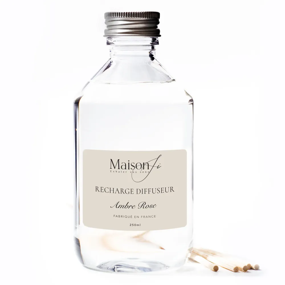 Recharge diffuseur Ambre Rose 250ml