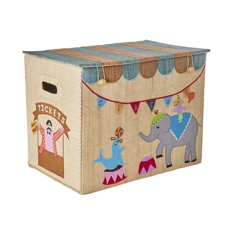 RICE Panier de rangement en raffia - Cirque