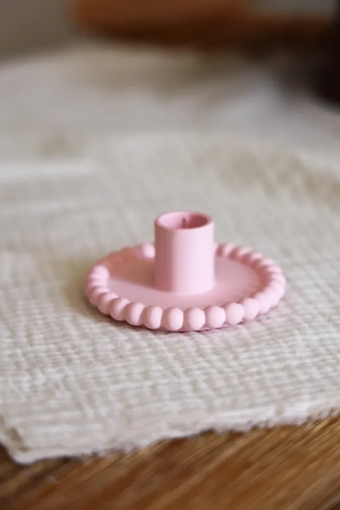 Bougeoir Rose Rilka Bohème