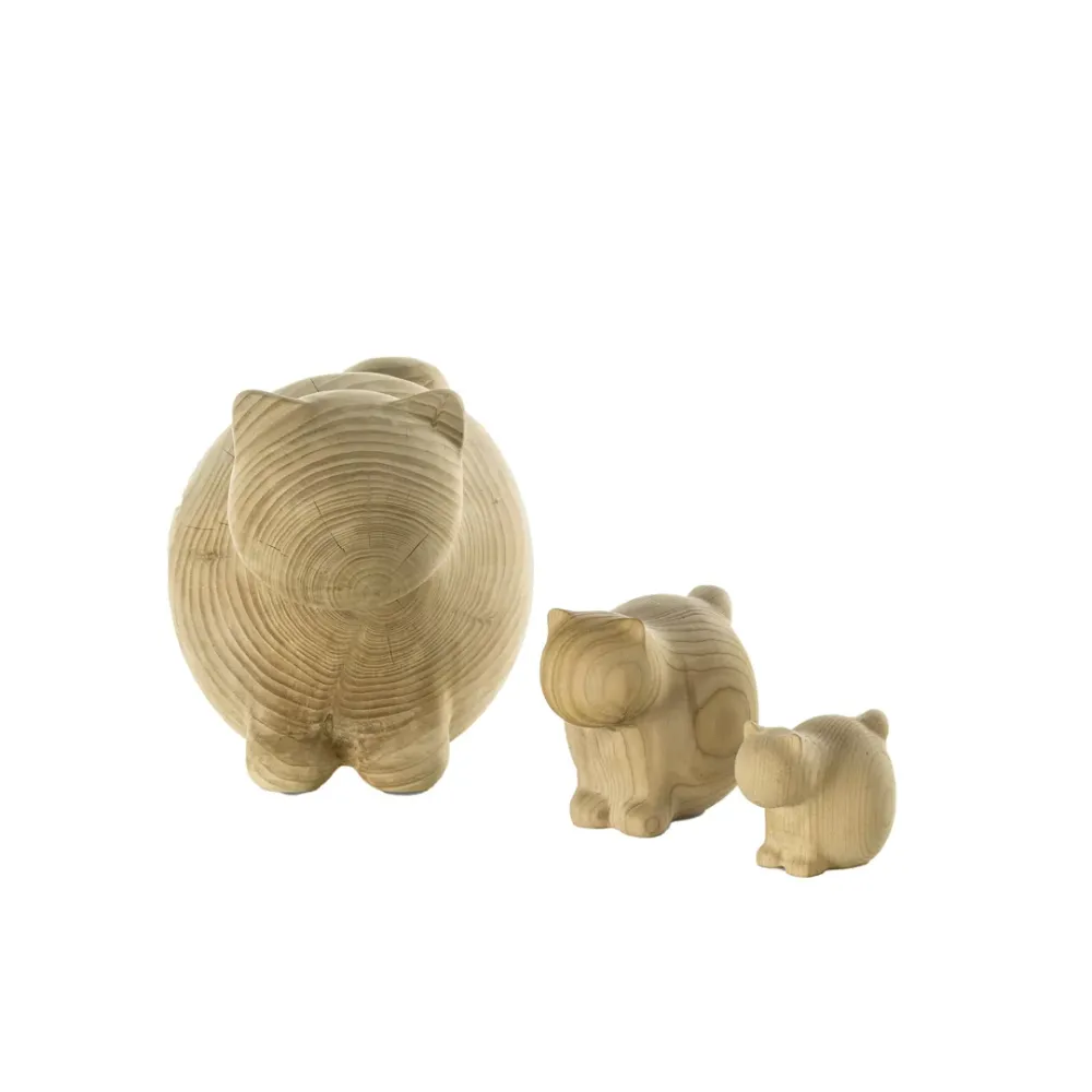 Sculpture en bois NEKO par Setsu & Shinobu Ito pour Riva 1920
