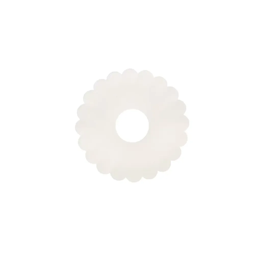 Rond de chandelle - métal beige