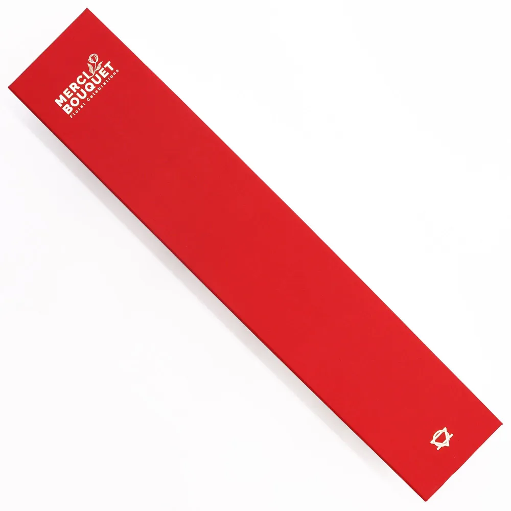 Roses rouges classiques extra longues