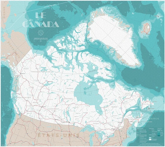 Carte administrative du Canada Sabrina Lazure