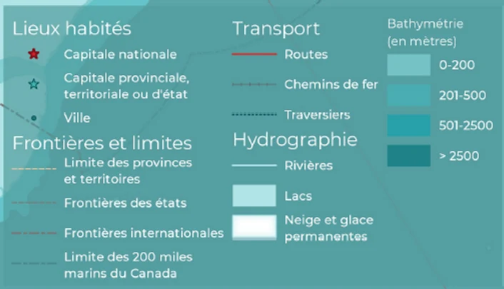 Carte administrative du Canada Sabrina Lazure