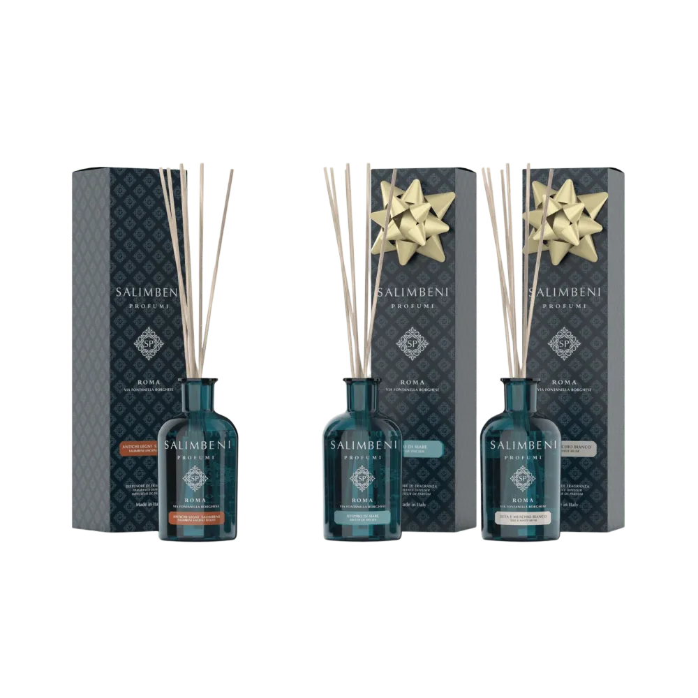 Bois Anciens Salimbeni 100 ml + Brise Marine 100 ml en ESSAI GRATUIT + Soie et Musc Blanc 100 ml en ESSAI GRATUIT Salimben...