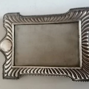 Cadre photo argent ancien Anglais Salle des Ventes La Découverte
