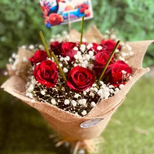 Bouquet de roses - Dévotion 10 Savia_Floral