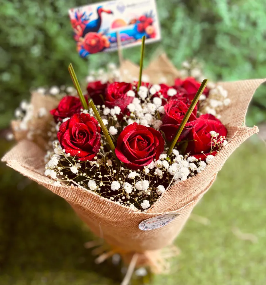 Bouquet de roses - Dévotion 10 Savia_Floral