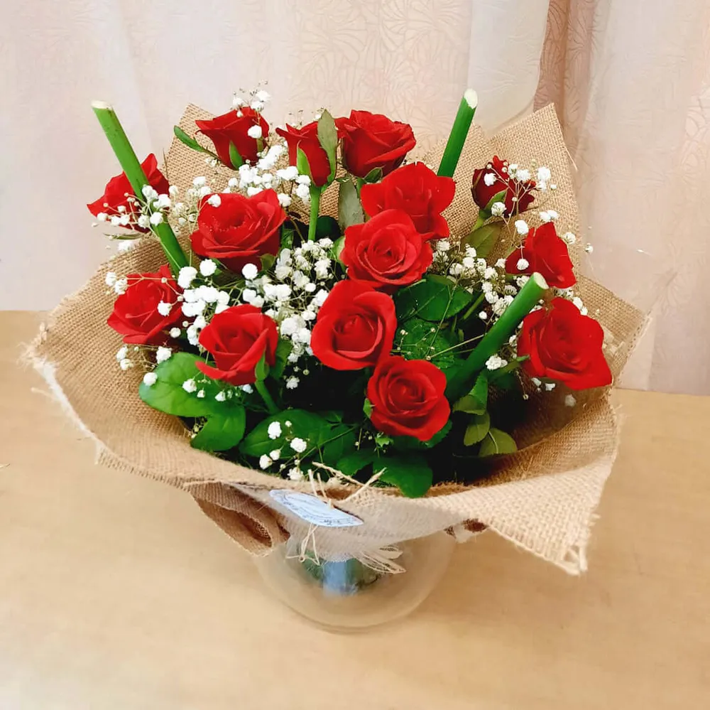 Bouquet de roses - Dévotion 10 Savia_Floral