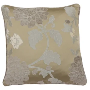 Scatterbox Lorenzo Chenille Floral Feather Filled Cushion, 45 x 45cm Antique