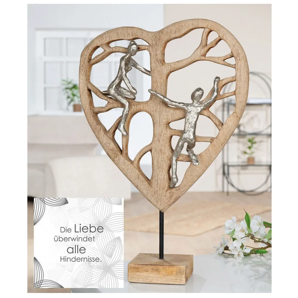 Sculpture Coeur "Arbre à coeur" (55595)