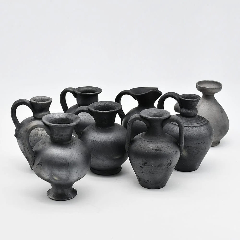 Pot en terre cuite noire de Bisalhães - 9cm SEFE