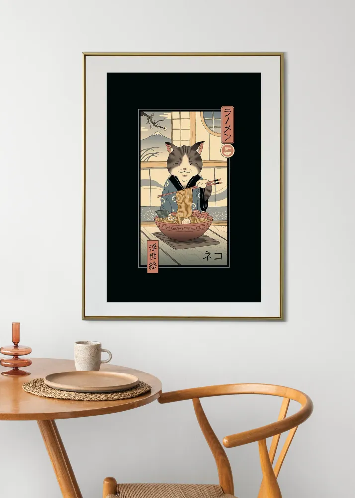 AFFICHE NEKO RAMEN Seoul Station