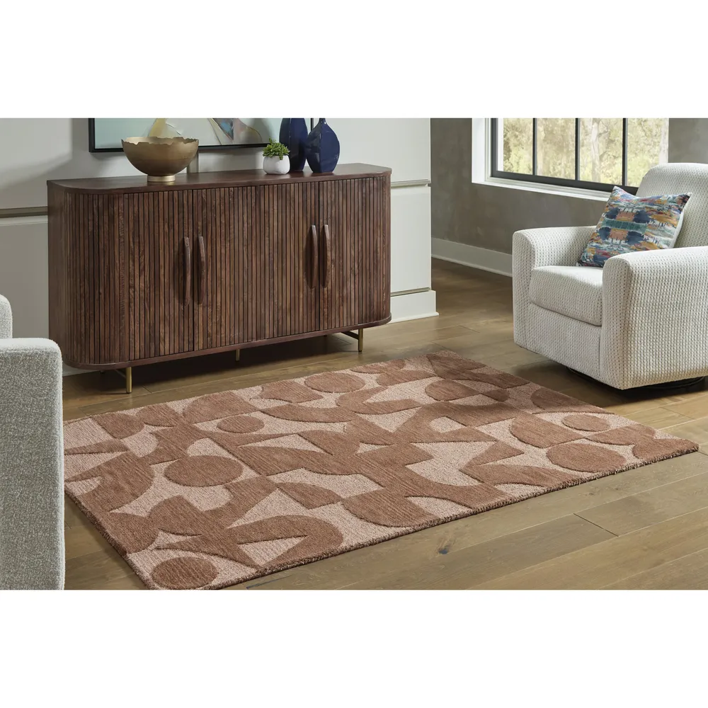 Signature Design Ashley Tapis décoratifs Rectangle R407202