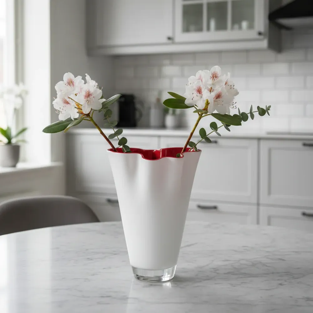 Vase Signature en verre bicolore Signature Home Collection
