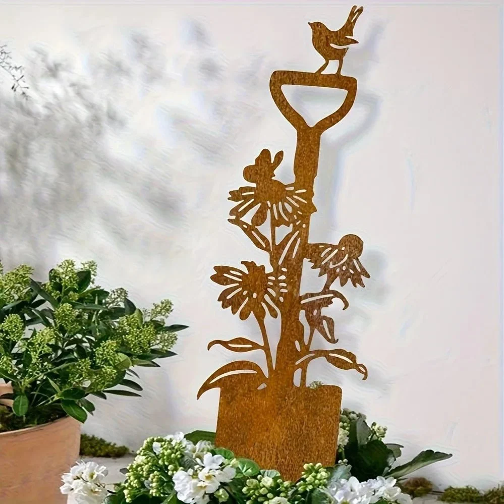 Silhouette Animal Rouillée 3D