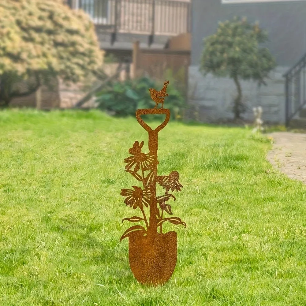 Silhouette Animal Rouillée 3D