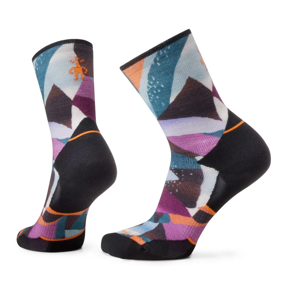 Bas Smartwool Trail Run Targeted Cushion Mosaic Pieces Crew (femmes) Small