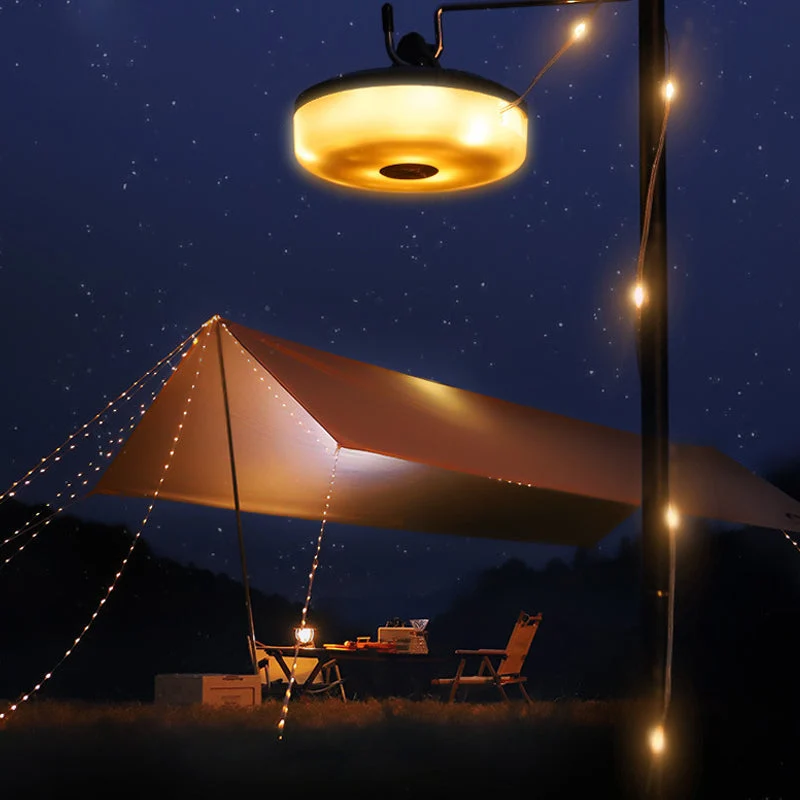 Guirlande lumineuse escamotable portative imperméable extérieure soleildore