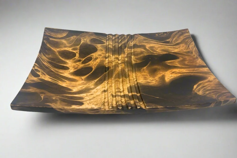 Mango Wood Medium Rectangle Plate - 11" (Old Wood) Somyod