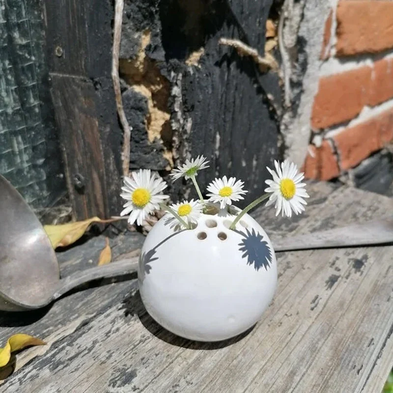 Décoration de table en pierre de fleur de vase faite à la main sousoleil