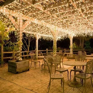 Guirlande De Fête Lumineuse Décorative - 20 M - Jaune SQES