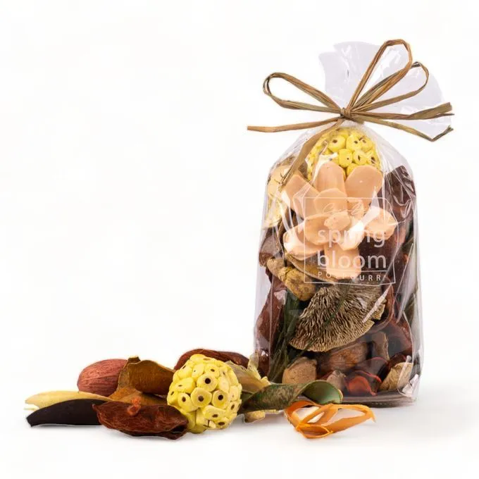 Pot pourri en Rotin - Mélange décoratif naturel sqes