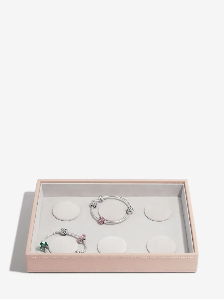 Stackers Compartiment pour bracelet pour boîte à bijoux classique rose