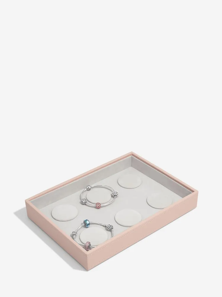 Stackers Compartiment pour bracelet pour boîte à bijoux classique rose