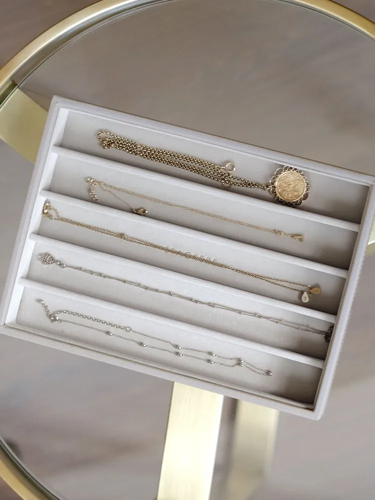 Stackers Compartiment pour Colliers pour Boîte à Bijoux Classique Taupe