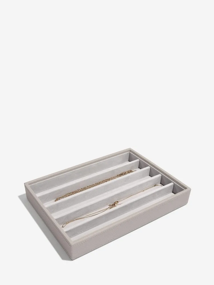 Stackers Compartiment pour Colliers pour Boîte à Bijoux Classique Taupe