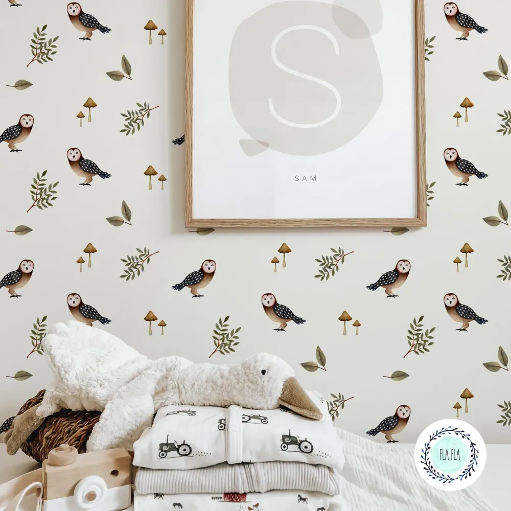 Papier peint Sous-bois par Fla Fla Design Station D