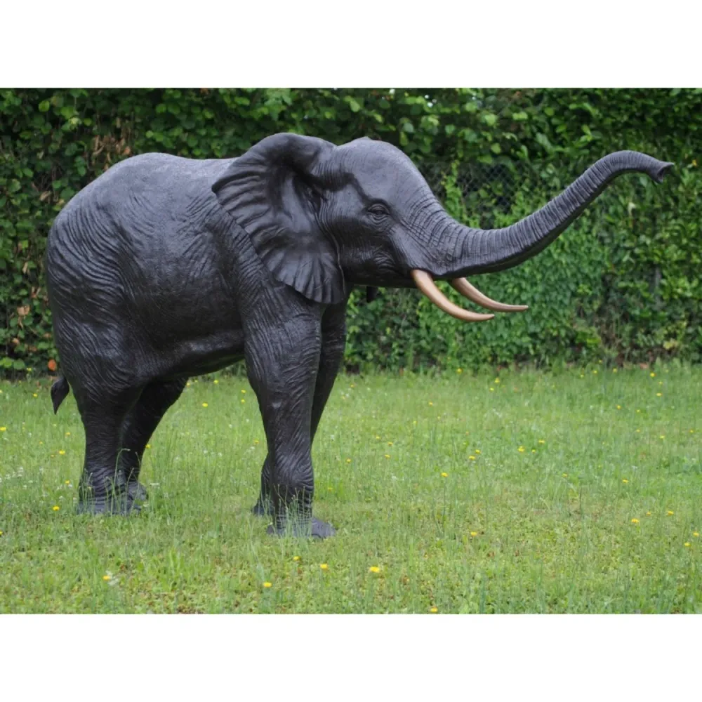 Statue en bronze Grand Éléphant 189x140x321cm (HxLxL)