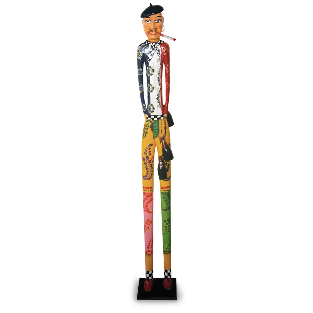 Statue Le Français Pierre Tom’s Drag – Sculpture décorative design 170 cm