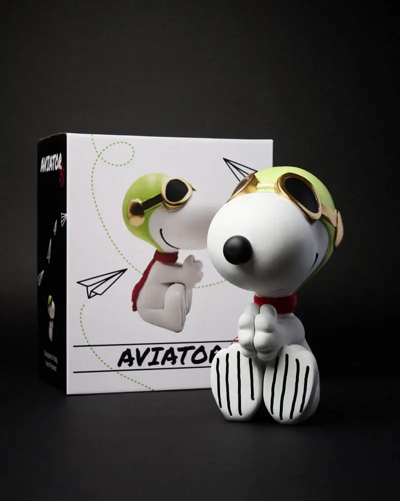 Statue Snoopy Aviateur 25 Cm