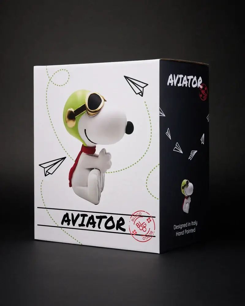 Statue Snoopy Aviateur 25 Cm