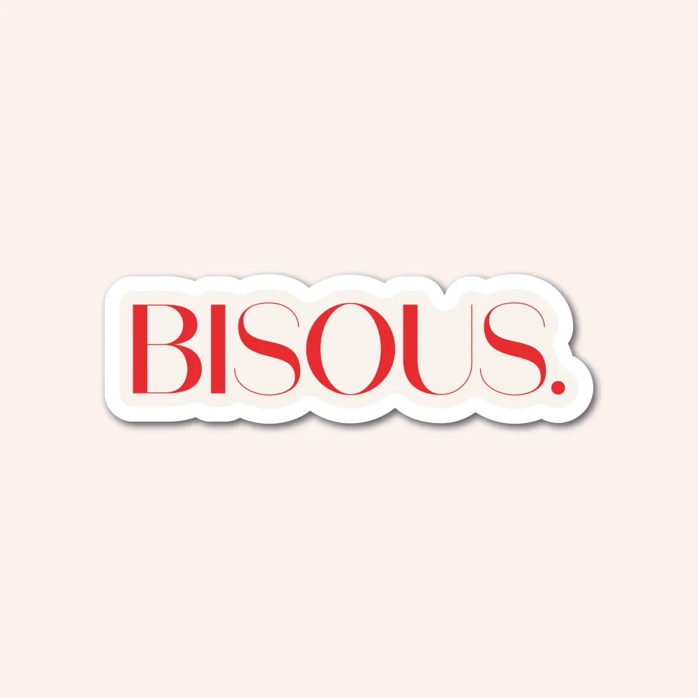 Sticker BISOUS