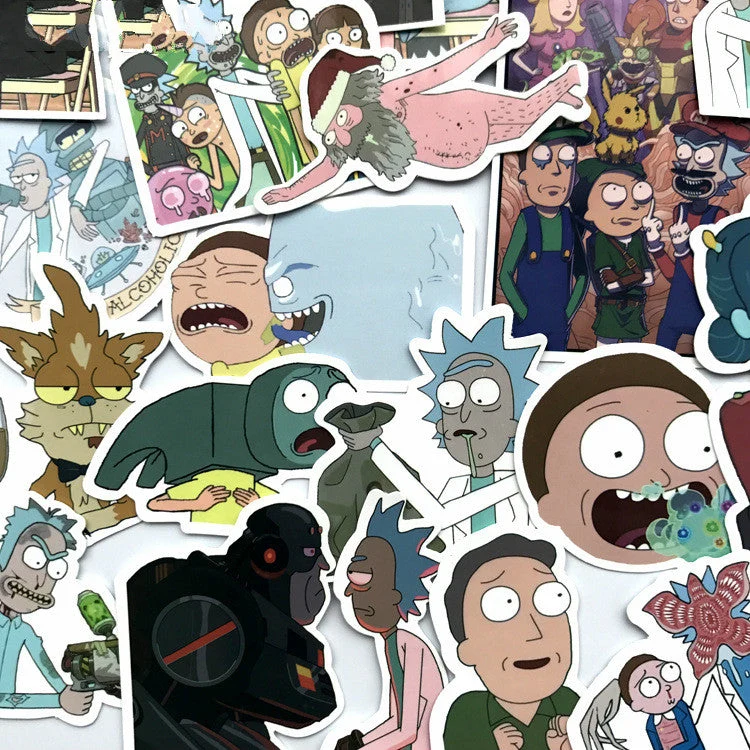 Sticker De Graffitis De Dessin Animé Vintage