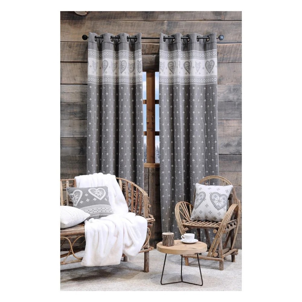 Rideau REALLON gris 135x260 STOF