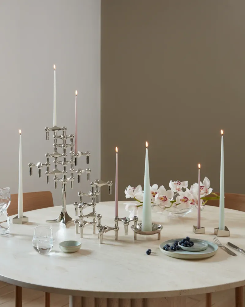 Support STOFF Nagel (Danemark), en Chrome