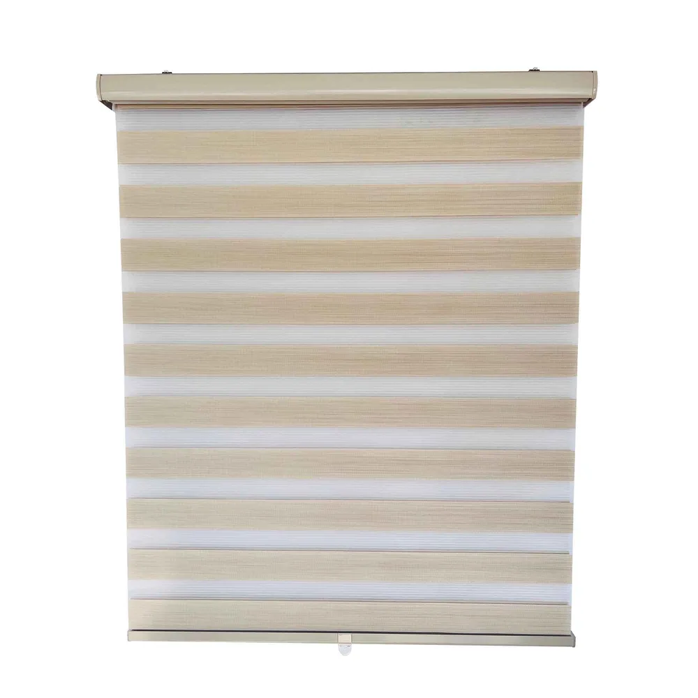 Store sans cordon en polyester beige, 60" x 84"