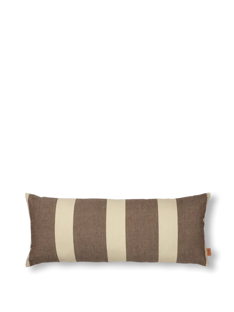 Strand Cushion - Carob Brown/Parchment