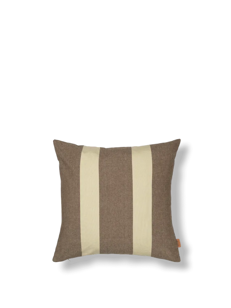 Strand Outdoor Cushion Cover - Carob Brown/Parchment