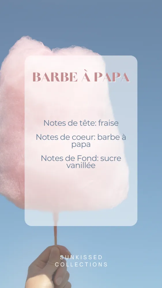 Fondant Parfumé - Barbe à Papa Sunkissed Collections