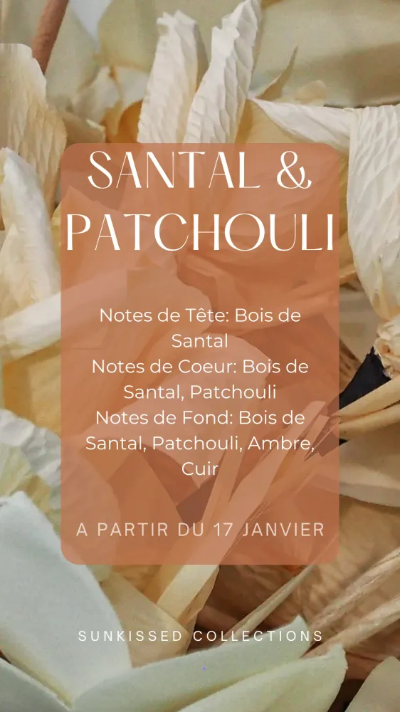 Fondant Parfumé - Santal & Patchouli Sunkissed Collections