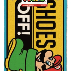 Super Mario - Tapis de porte "Shoes Off"
