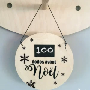 Bannière décorative décompte avant Noël Surplus Ranger Mode Enfantine