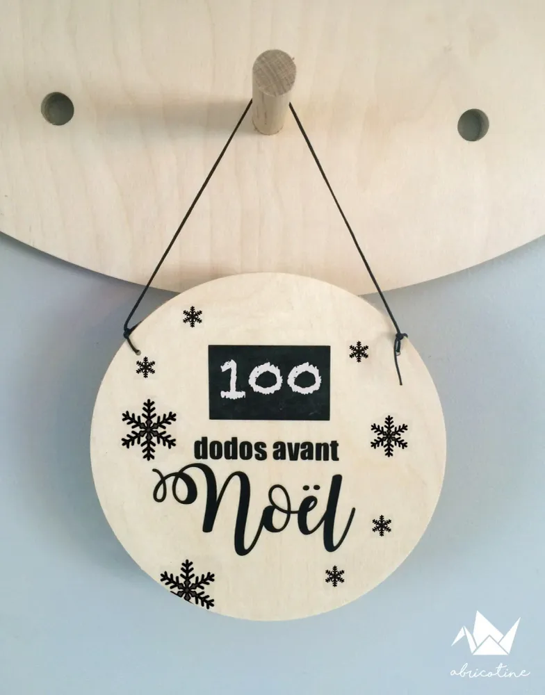 Bannière décorative décompte avant Noël Surplus Ranger Mode Enfantine